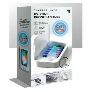 Sharper Image UV Clean Zone Chemical Free Phone and Accessories Sanitizer